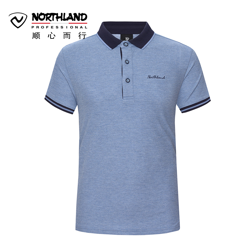 诺诗兰2018春夏新品速干女T恤户外男快干衣休闲运动短袖 GL075B03