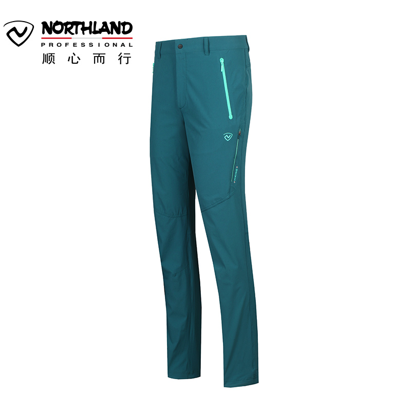 诺诗兰春夏户外弹力速干裤女登山快干防污防油防泼水长裤GQ052324