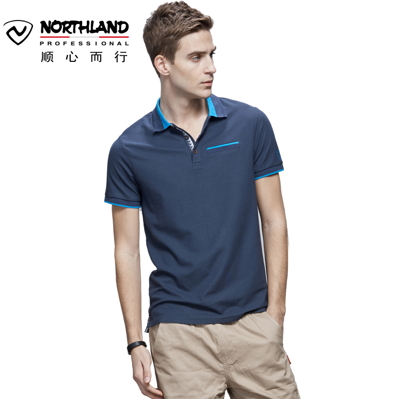 诺诗兰春夏速干POLO衫户外男士快干衣翻领休闲运动短袖 GL065713