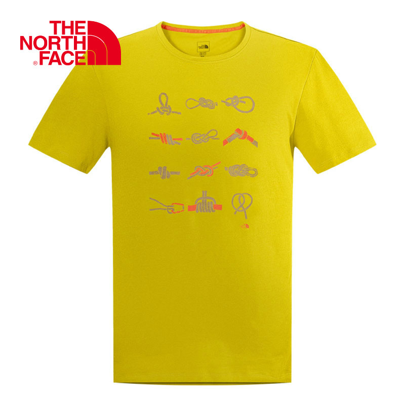 THE NORTH FACE/北面时尚T恤户外休闲运动圆领短袖男 CS88 现