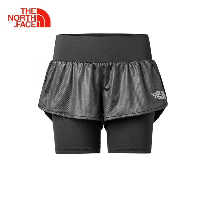 北面（TheNorthFace）女款舒适透气快干运动训练短裤|2XUM