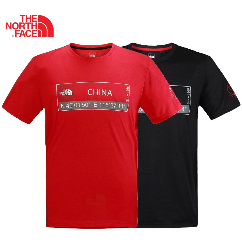 THE NORTH FACE/乐斯菲斯 北面春夏男士圆领印花短袖T恤A9US CS79