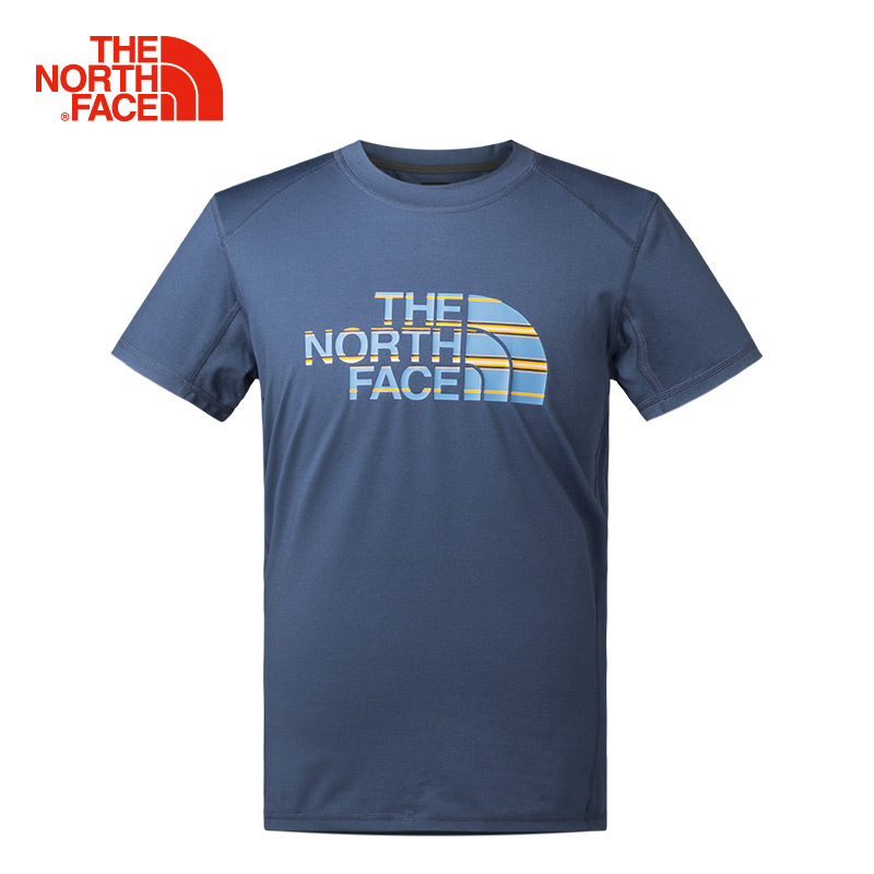 北面（TheNorthFace）吸湿排汗运动户外男短袖T恤|2SMZ