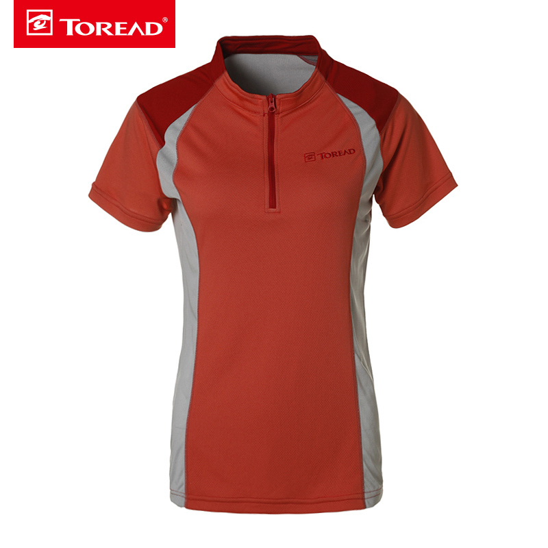 探路者（TOREAD）户外女式速干透气修身TIEF短袖T恤速干衣TAJC82656