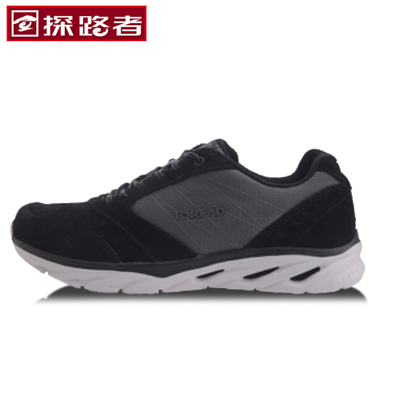 探路者徒步鞋男17秋冬新款户外轻便鞋健走女鞋TFOF91730/92730