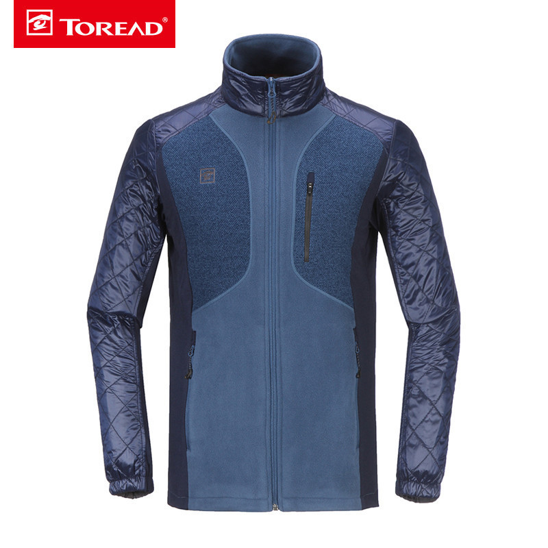 探路者（TOREAD）户外男式摇粒绒防风保暖抓绒服外套KACE91562