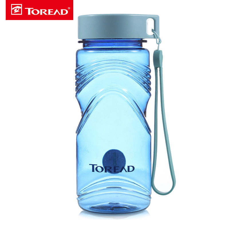 探路者（TOREAD）户外男女通用旅行运动600ml塑料水壶ZEGG80451