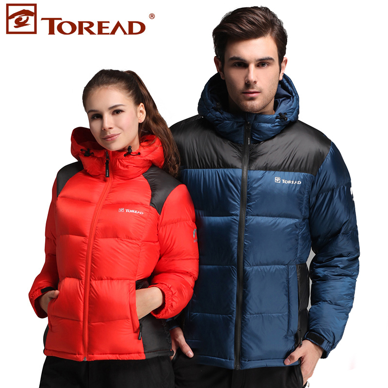 探路者（TOREAD）户外男女防风保暖可收纳羽绒服HADD91083/HADD92082