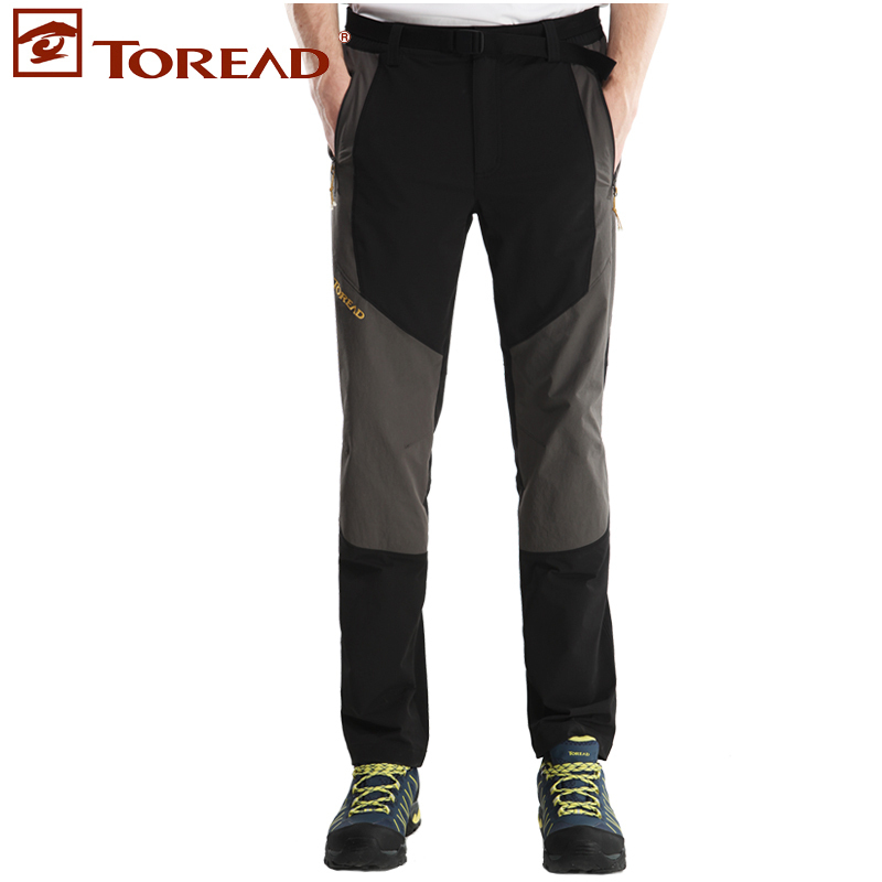 探路者（TOREAD）春秋户外男女情侣款越野速干长裤TAMD81417/TAMD82418