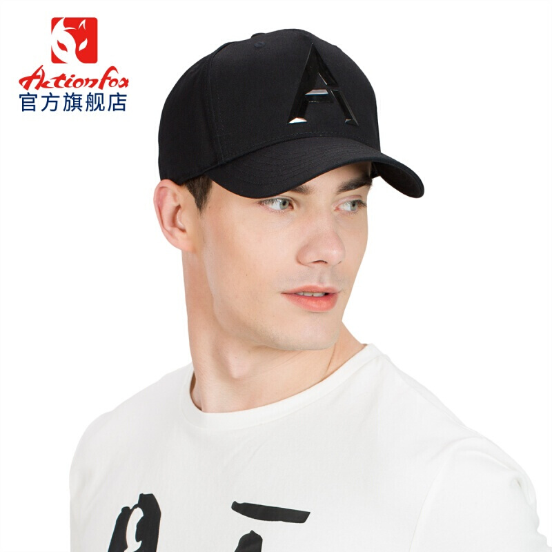 快乐狐狸（ActionFox）户外运动男女时尚潮流吸汗透气字母鸭舌棒球帽4957