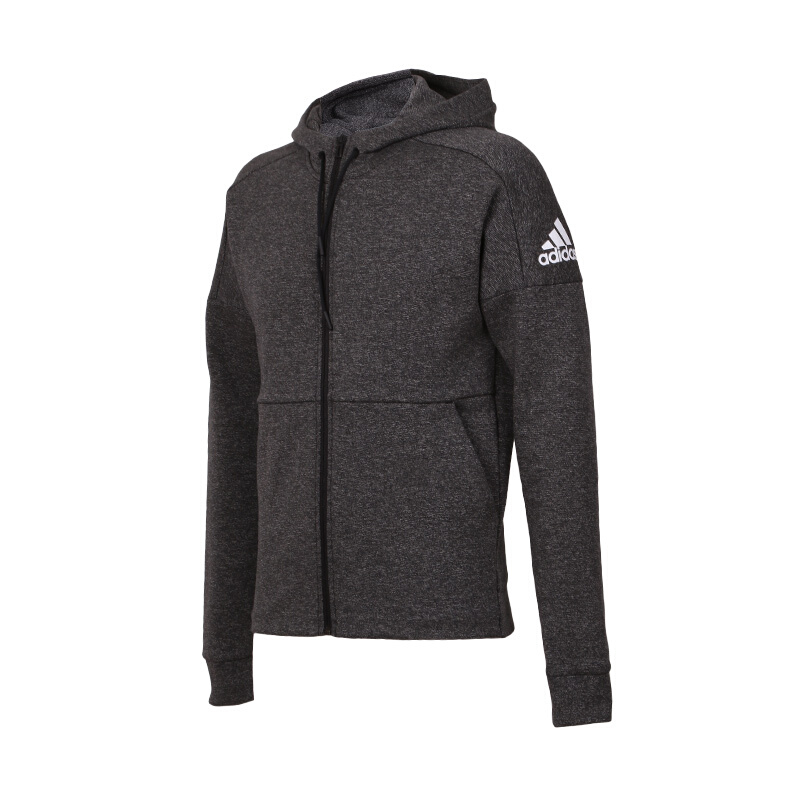 阿迪达斯（adidas）男款运动夹克针织连帽休闲外套CW0259