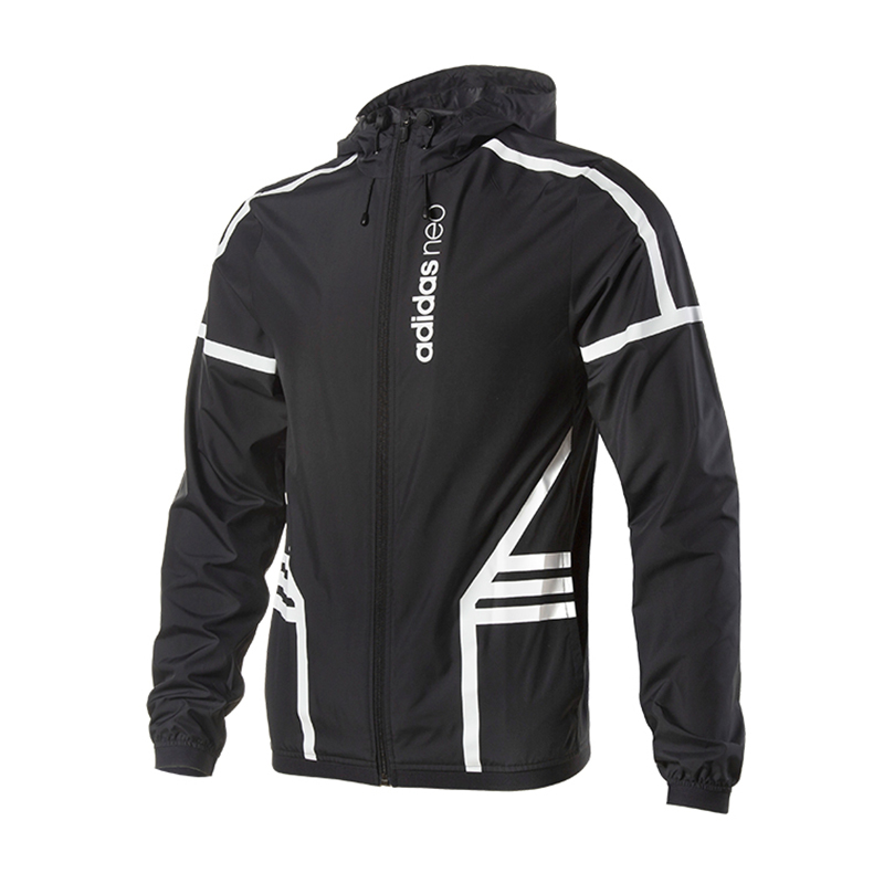 阿迪达斯（adidas）男装外套运动休闲防风夹克DU8155