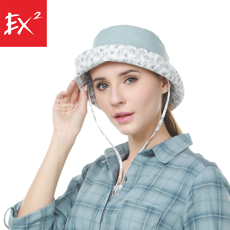EX2伊海诗帽子女夏季舒适透气速干双面盆帽