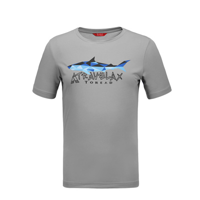 探路者（TOREAD）户外春夏男女速干T恤休闲透气圆领短袖T恤TAJF81783/TAJF82784