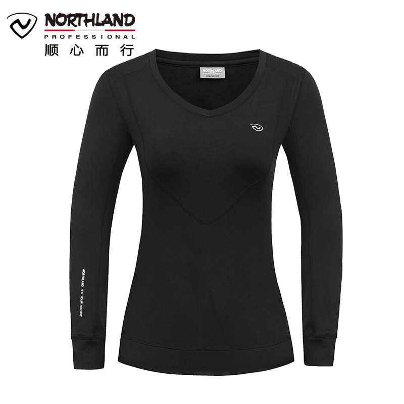 诺诗兰（NORTHLAND）户外女士防风保暖功能内衣上装GU992998