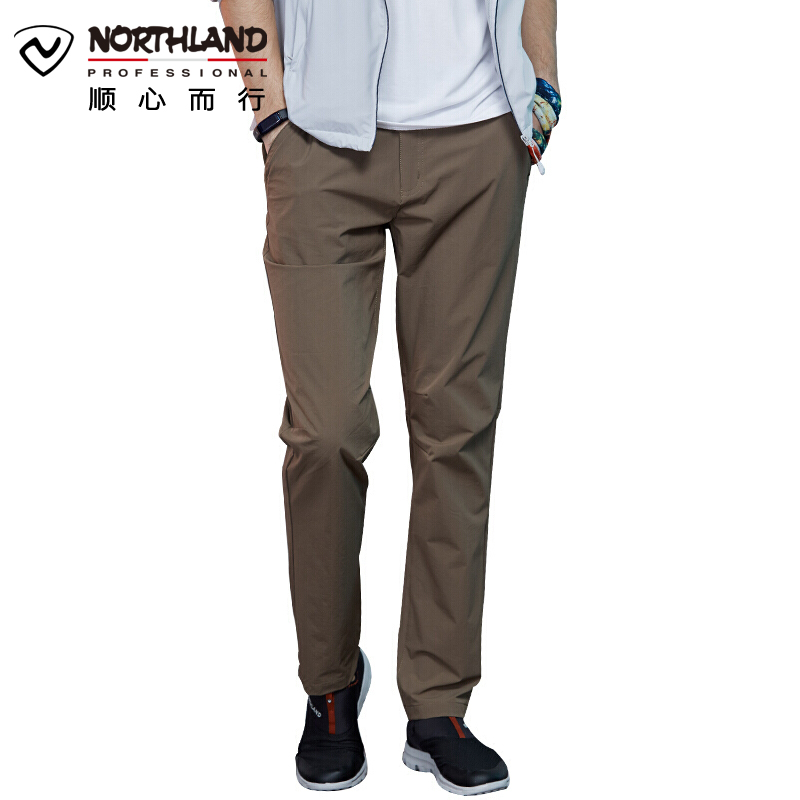 诺诗兰（NORTHLAND）户外男式运动休闲弹力快干长裤GQ065701