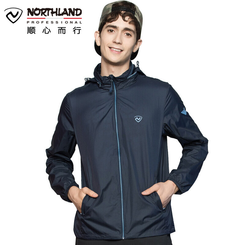诺诗兰（NORTHLAND）户外春夏男式皮肤衣男风衣GL065201
