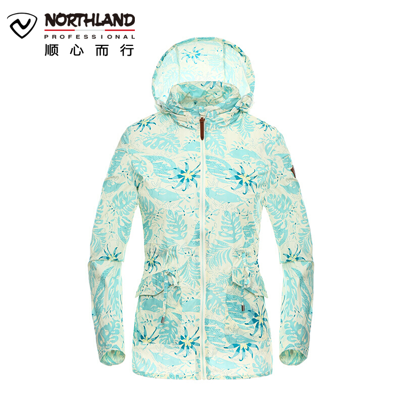 诺诗兰（NORTHLAND）户外女式弹力轻薄透气风衣皮肤风衣GL062206