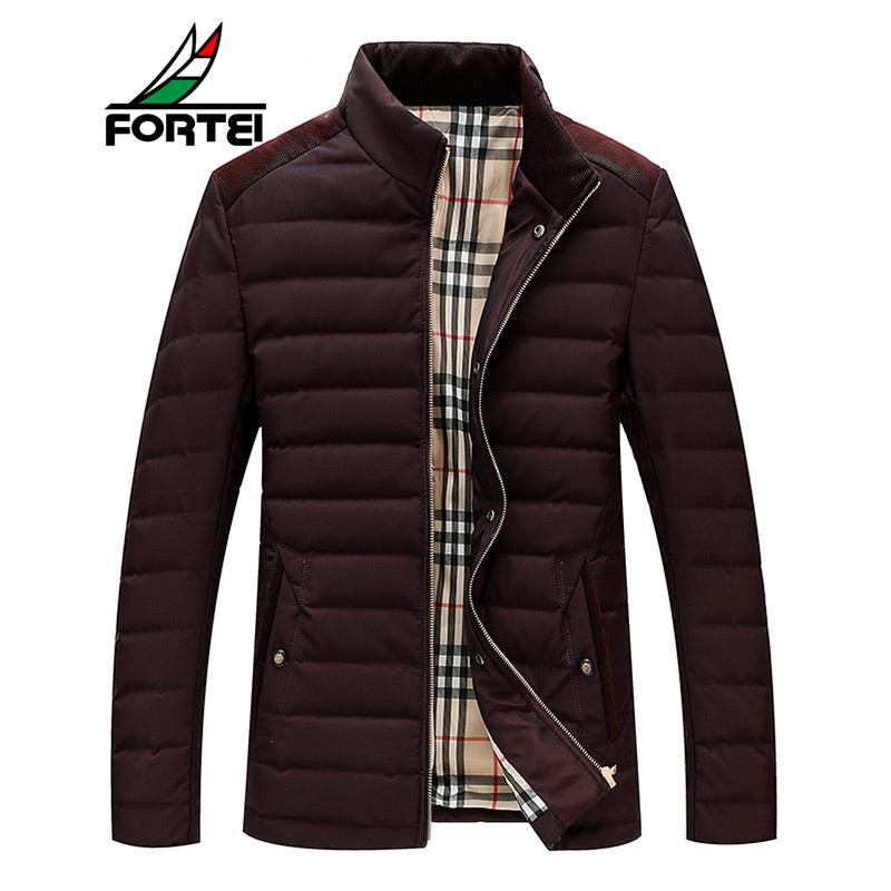 FORTEI富铤2018冬季新款时尚休闲立领保暖羽绒服