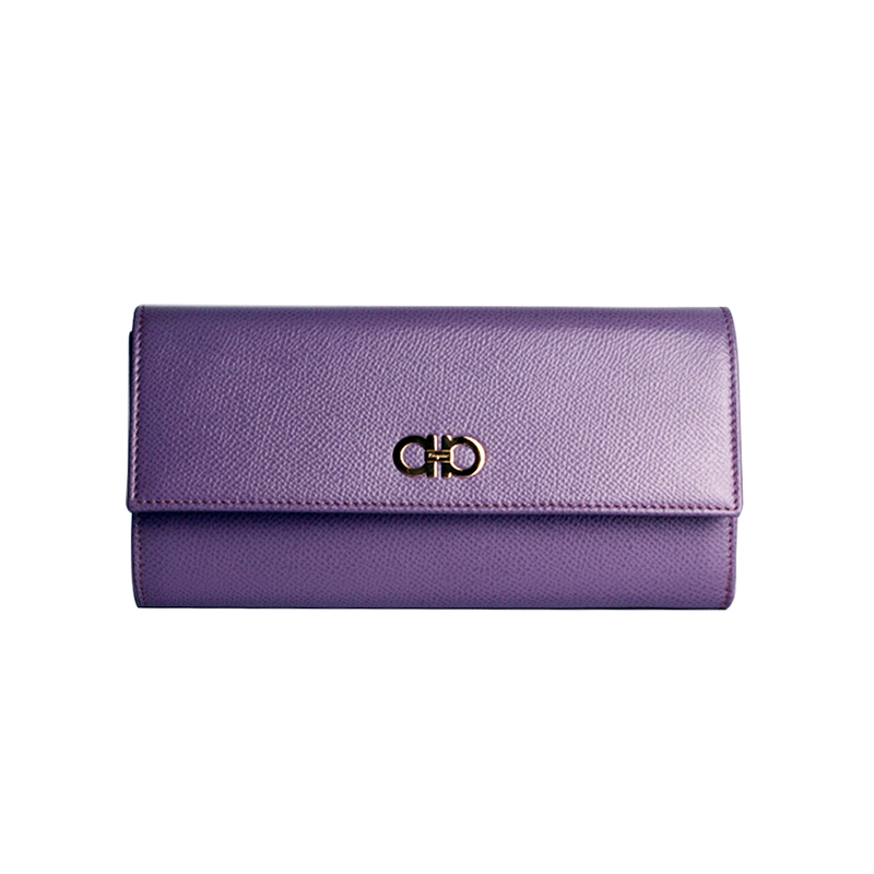 Ferragamo菲拉格慕钱包 女十字纹牛皮长款钱夹22D149 0683266