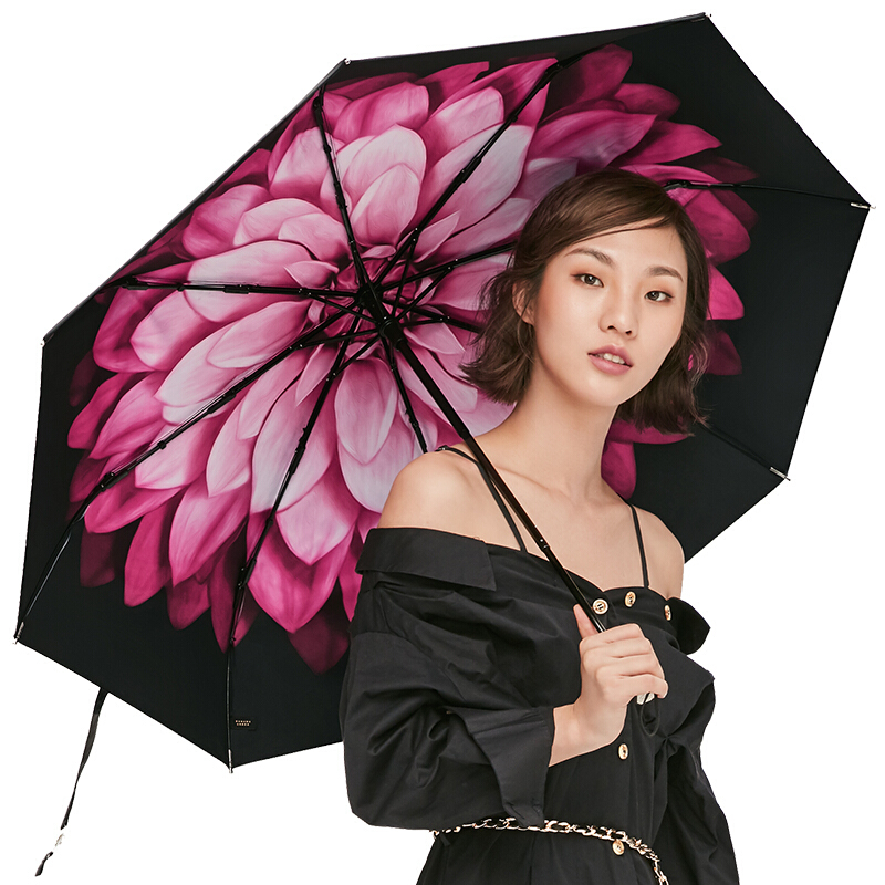 蕉下(BANANAUNDER)小黑伞系列晴雨伞情侣雨衣太阳伞焦下迷你口袋黑胶伞