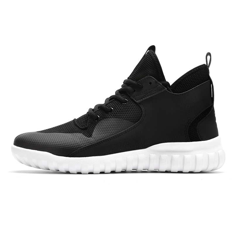 八哥男鞋2018春季新款韩版潮流休闲运动鞋子男透气百搭网面鞋男