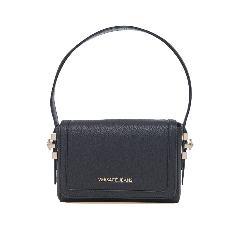 VERSACE JEANS范思哲 轻奢品18新款 女士黑色聚酯纤维小号单肩包奢侈品E1VRBBH3 70035 899