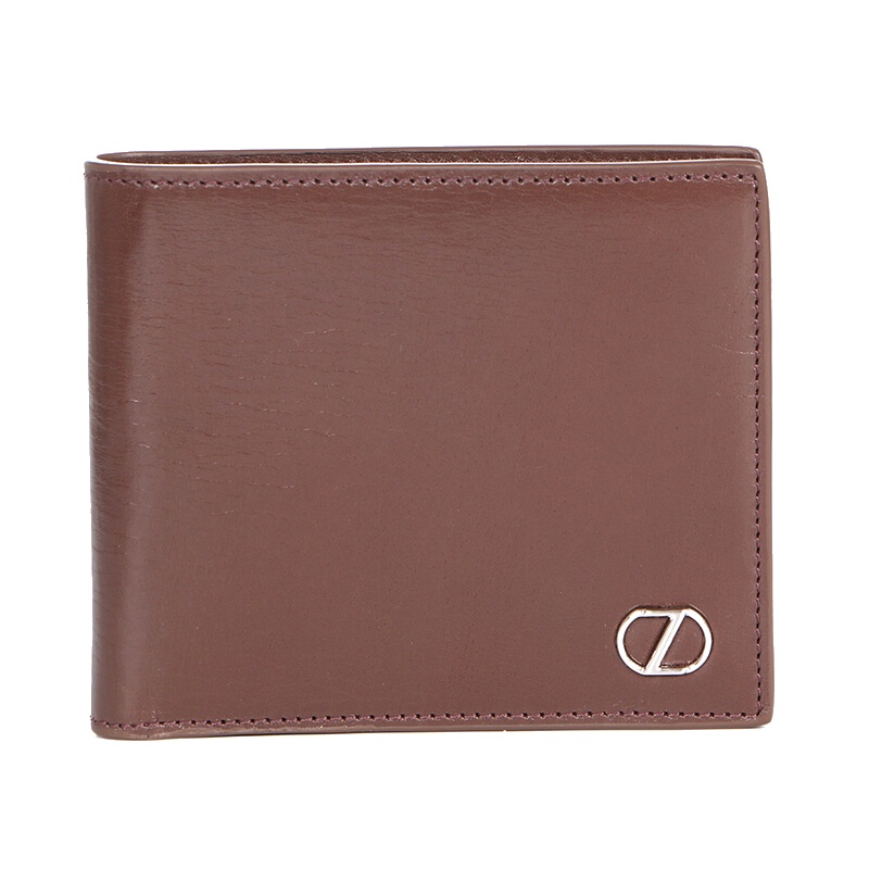 Z Zegna 杰尼亚 男士棕色皮质 短款钱包钱夹 71 E1177Z PLM BZO