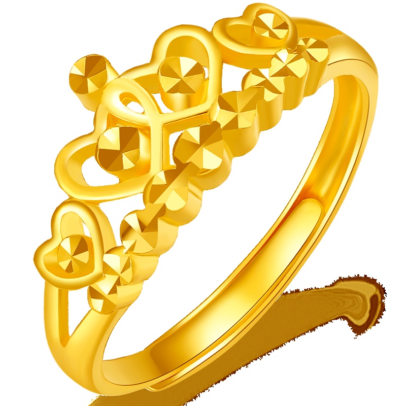 爱迪尔珠宝黄金戒指图片