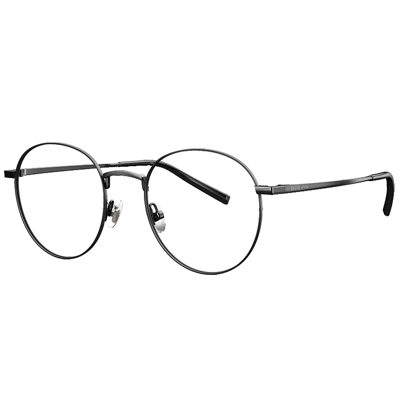 BOLON暴龙近视眼镜框男女款轻质舒适铝镁合金圆框眼镜情侣近视镜架BJ7056王俊凯同款