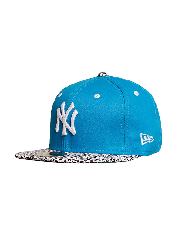 MLB美职棒棒球帽 个性黑白豹纹平檐帽 男女款潮流时尚帽子