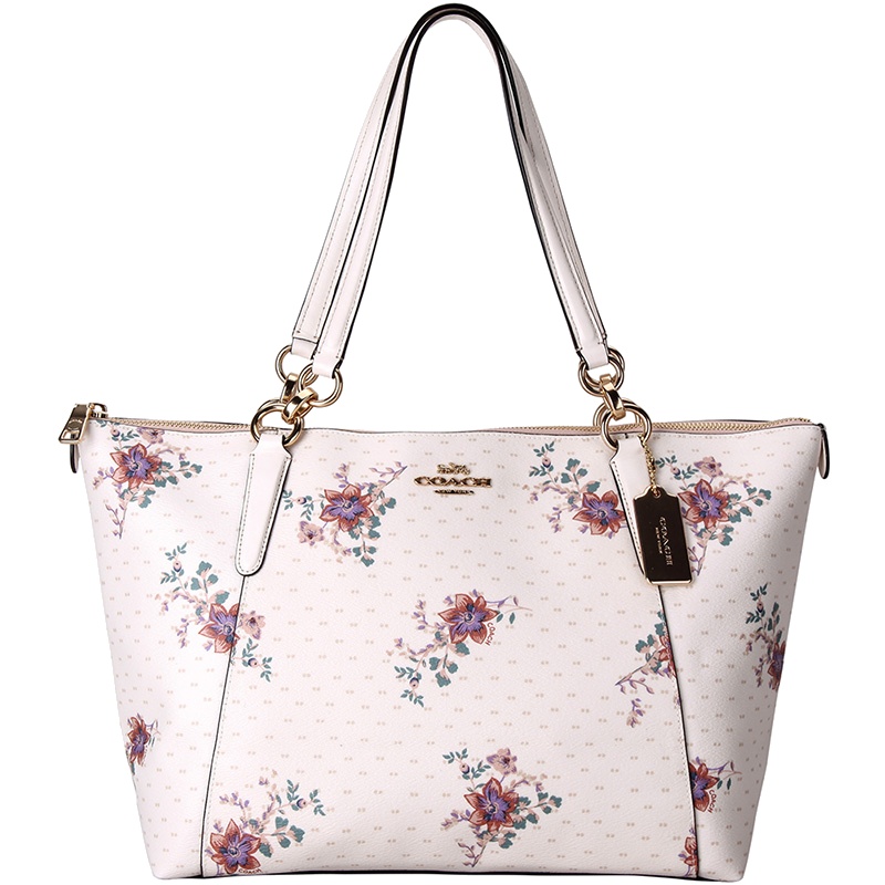 蔻驰coach女包奢侈品单肩包2019新款欧美时尚手拎单肩托特包手提包 女