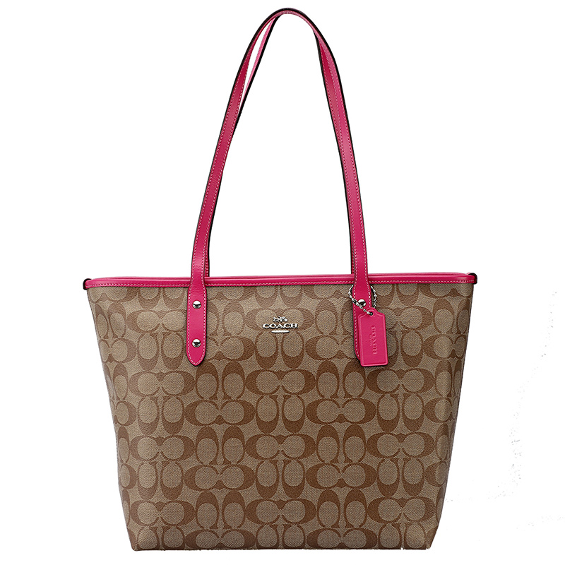 COACH 蔻驰 托特包女士手提单肩托特包 PVC F58292 SVO5B