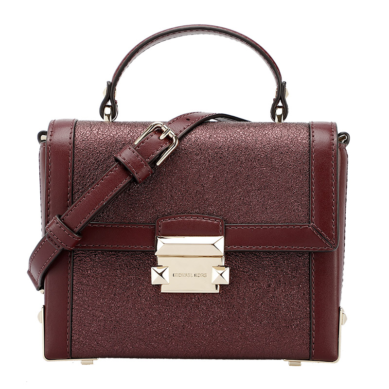 MICHAEL KORS 迈克·科尔斯 MK女包 JAYNE系列皮质女士手提单肩斜挎包