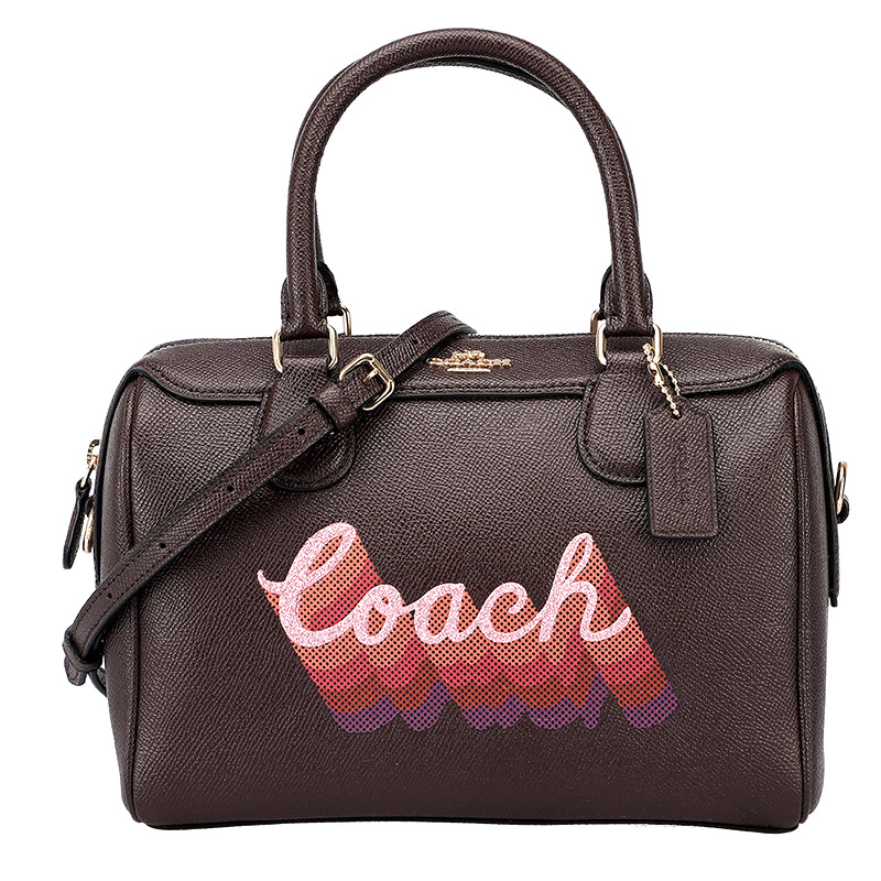 COACH 蔻驰 女包桶包 女士真皮手提肩背斜挎桶包 欧美时尚