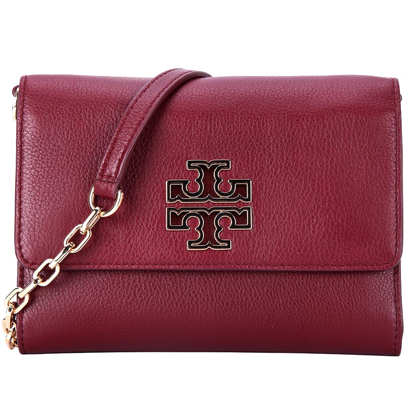 TORY BURCH 托里·伯奇 斜挎包 女士皮质单肩斜挎包