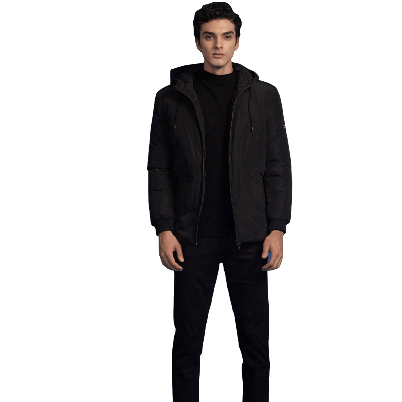 G＆G 男士冬季2018新款羽绒服男短款连帽宽松潮流秋冬季商务外套