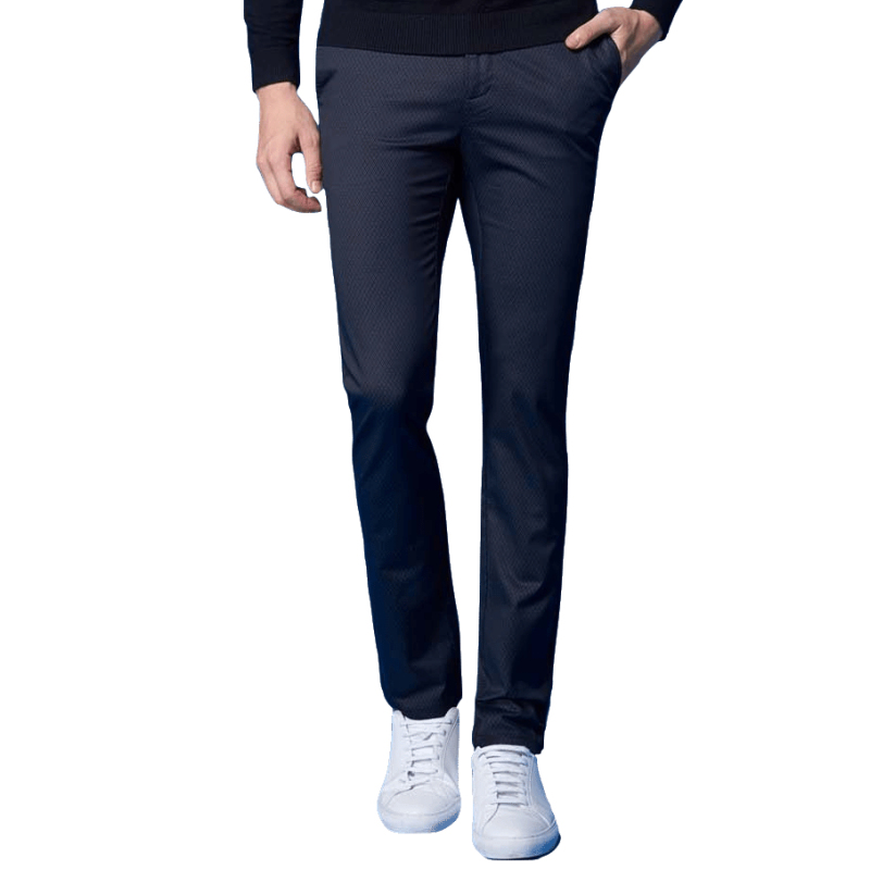 G＆G 2018秋季新款商务休闲裤男宽松直筒韩版潮流秋冬款格子裤子