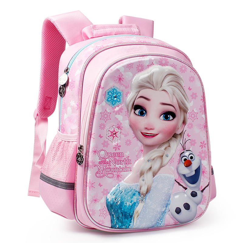 迪士尼（Disney）冰雪奇缘小学生1-3年级6-12岁儿童书包双肩减负背包女SP20366