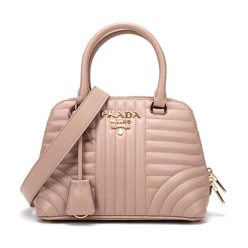 PRADA 普拉达 女士牛皮手提单肩包 1BA143 2D91 V MOI