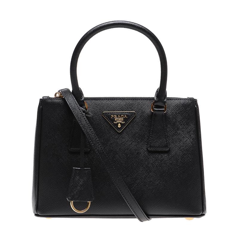 PRADA 普拉达 女士Galleria系列牛皮手提单肩斜挎包 1BA896 NZV V OOO