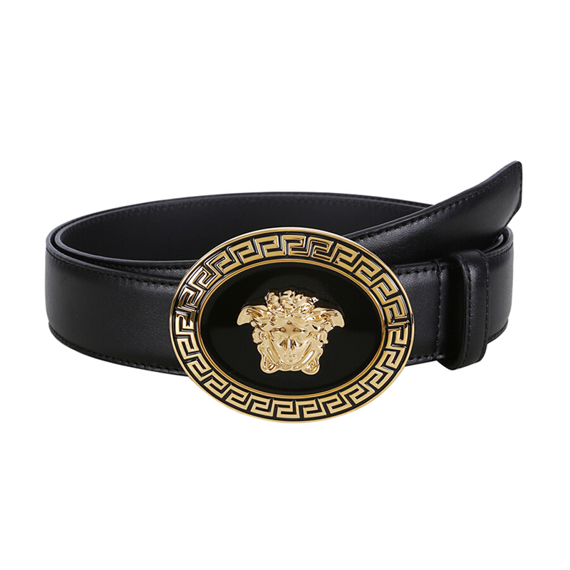 Versace 范思哲 男士牛皮板扣式腰带 DCU4949 DVTP1