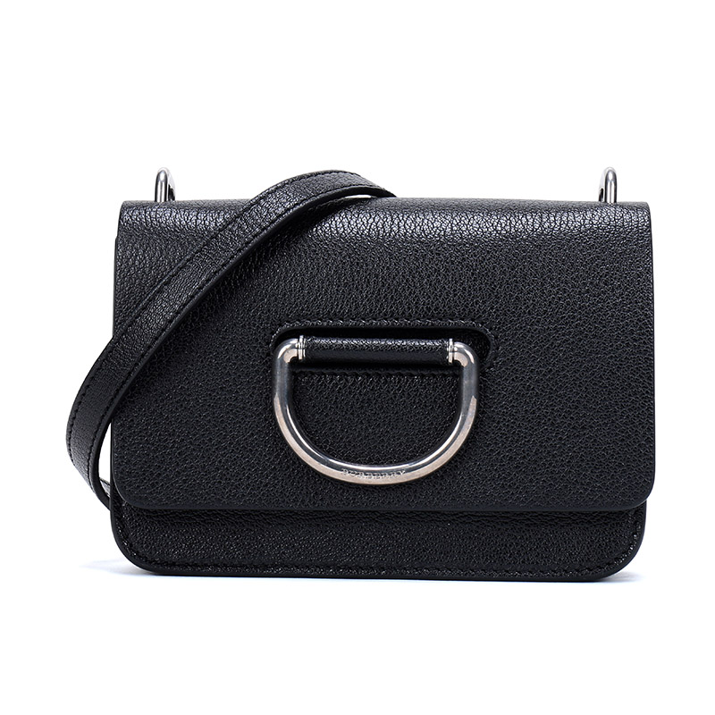 BURBERRY 博柏利 女款皮质迷你D型环包单肩斜挎包 40767041