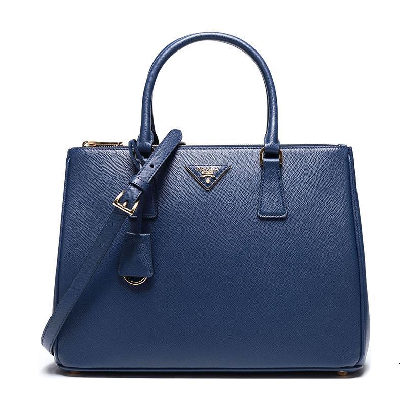 PRADA 普拉达 女士Galleria系列牛皮手提单肩斜挎包 1BA274 NZV V DOO