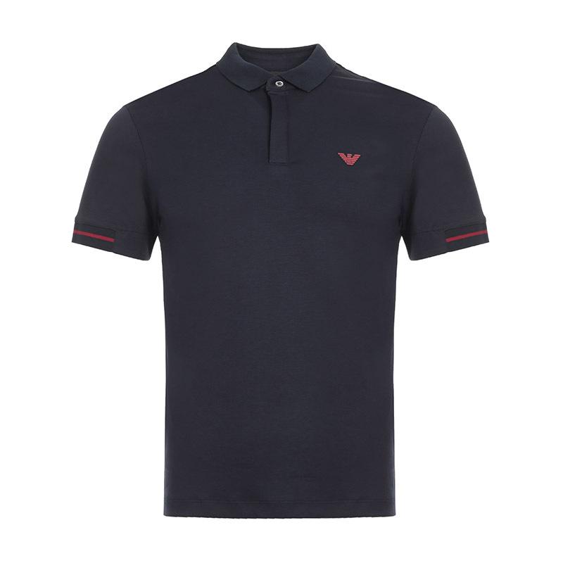 EMPORIO ARMANI 阿玛尼 男士棉质短袖POLO衫T恤 6Z1F84 1JPRZ