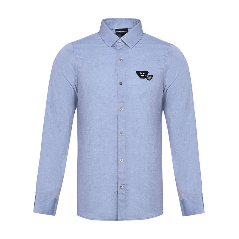 EMPORIO ARMANI EA 阿玛尼 男士棉质长袖衬衫 3Z1CL6 1NFPZ