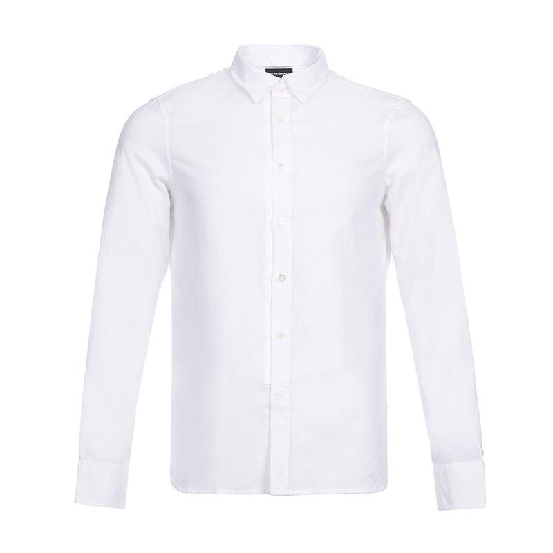 EMPORIO ARMANI 阿玛尼 男士棉质长袖衬衫 6Z1CN6 1NGQZ