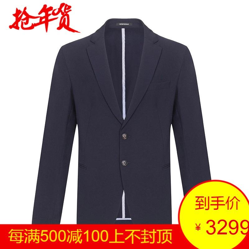 EMPORIO ARMANI EA 阿玛尼 男款聚酯纤维西装外套 W1G28S W1522