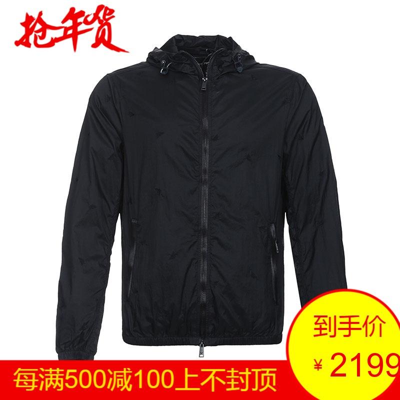 EMPORIO ARMANI EA 阿玛尼 男士锦纶连帽外套上衣 3Z1B80 1NSRZ
