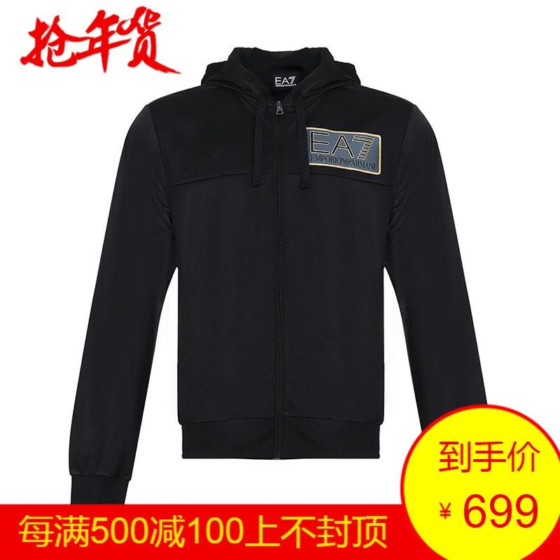 EMPORIO ARMANI EA7 阿玛尼 男士聚酯纤维连帽运动外套 6ZPM67 PJ08Z 1200